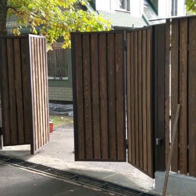 Купите и Закажите Ворота Гармошка: Лучшая Цена от 46623 руб, Установка под Ключ и Доставка в Курске и по Области